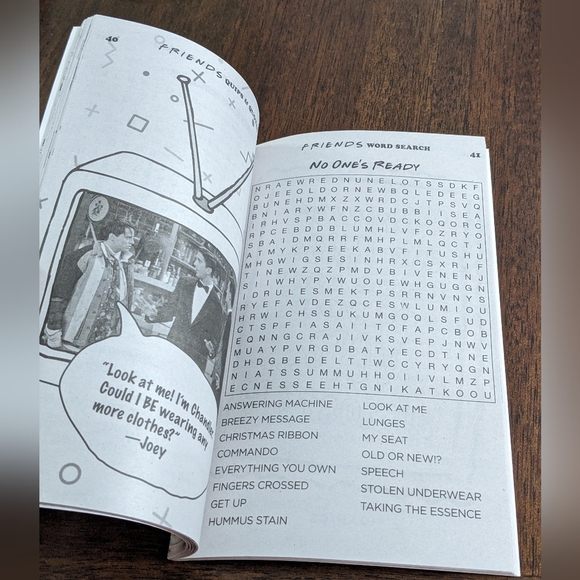 FRIENDS The Television Series Word Search With Quips & Quotes Books, Bundle of 2 - Picture 6 of 10